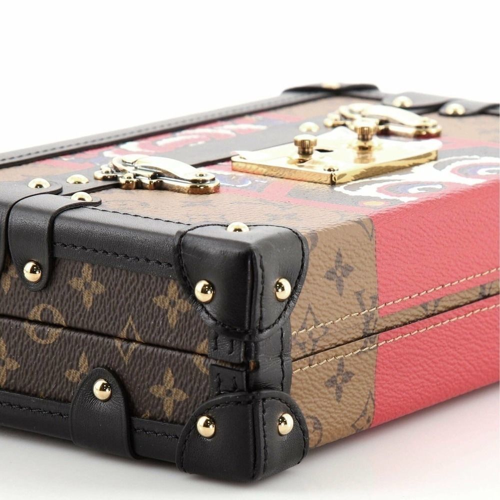 Louis Vuitton Petite Malle Kabuki Reverse Monogram Japan trunk crossbody LV bag - Picture 8 of 11